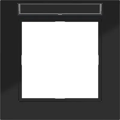 Hager Berker afd.r. 1v tekst a.1 zw gl (WAD6101BG)