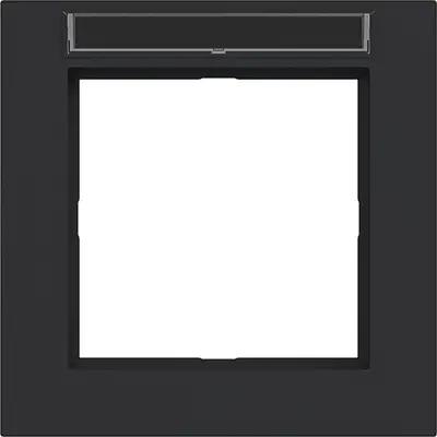 Hager Berker afd.r. 1v tekst a.1 zw m (WAD6101BM)