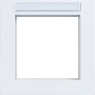 Hager Berker afd.r. 1v tekst a.1 wit m (WAD6101WM)