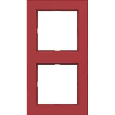 Hager Berker afd raam 2v a.1 rood glanzend (WAD6200RG)