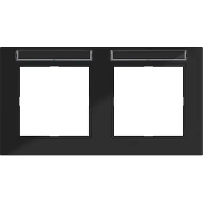 Hager Berker afd.r. 2v hor tekst a.1 zw gl (WAD6202BG)