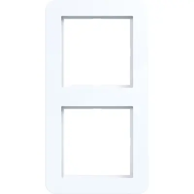 Hager Berker afd raam 2v c.1 wit gl (WAD7200WG)