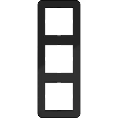 Hager Berker afd raam 3v c.1 zw gl (WAD7300BG)