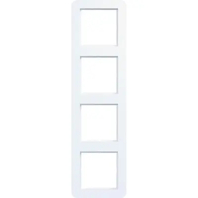 Hager Berker afd raam 4v c.1 wit m (WAD7400WM)