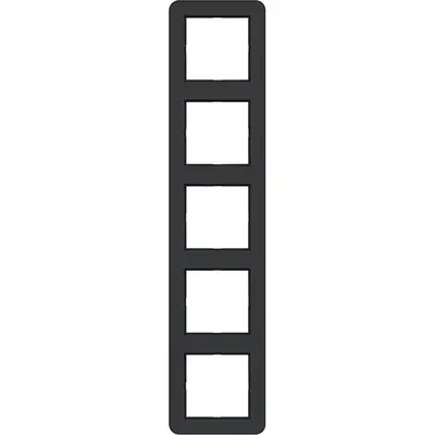 Hager Berker afd raam 5v c.1 zw m (WAD7500BM)