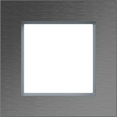 Hager Berker afd raam 1v a.8 rvs staal (WAD8100ES)