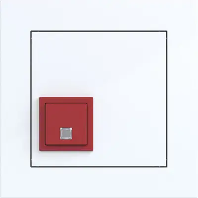 Hager Berker oproepdrukknop wit gl (WAE1012WG)