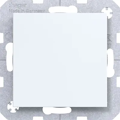 Hager Berker blind pl met cpl wit m (WAF1001WM)