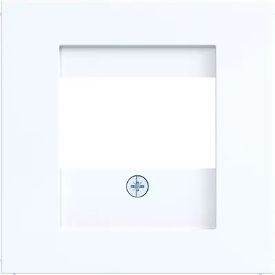 Hager Berker cpl tae luidspr. usb wit gl (WAF1104WG)