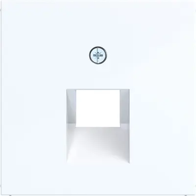 Hager Berker cpl. datacontactds 1v wit gl (WAF1107WG)