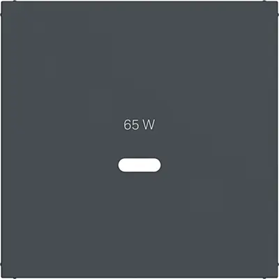 Hager Berker cpl usb-c-contactdoos antr m (WAF1511AT)