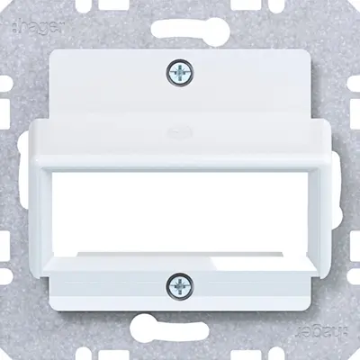 Hager Berker cpl. rdm /s/b/q/k wit gl (WAF2163WG)