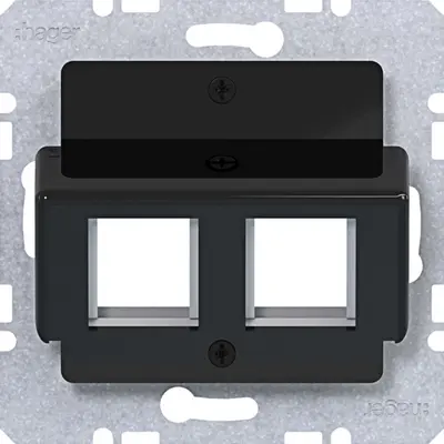 Hager Berker cpl. 2v amp /s/b/q/k zw. gl. (WAF2164BG)