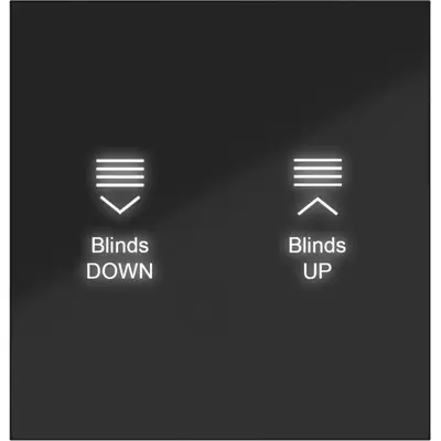 Hager Berker afd. knx dr. 1v. verl. zw. gl (WAK7211BG)