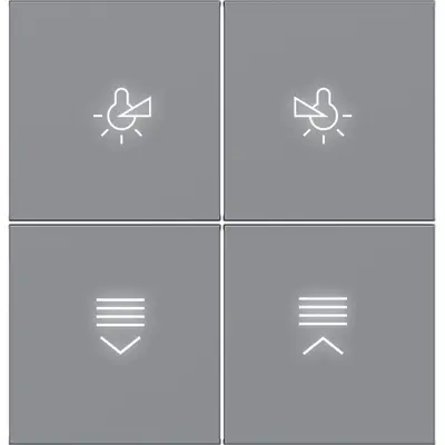 Hager Berker afd. knx dr. 4v. verl. tit. (WAK7214TA)