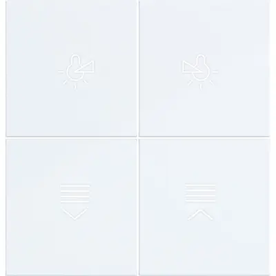 Hager Berker afd. knx dr. 4v. verl. wit m (WAK7214WM)