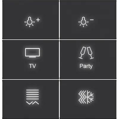 Hager Berker afd. knx dr. 6v. verl. zw. m (WAK7216BM)