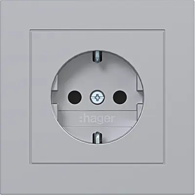 Hager Berker schuko-wcd afd. stk. a.1 tit (WAS1220TA)