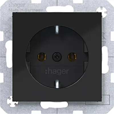 Hager Berker schuko-wcd schr.kl. zw. gl (WAS1300BG)