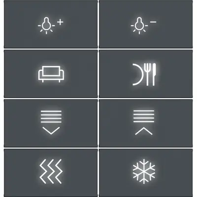 Hager Berker afd. knx dr. 8v. verl. antr. (WAK7218AT)