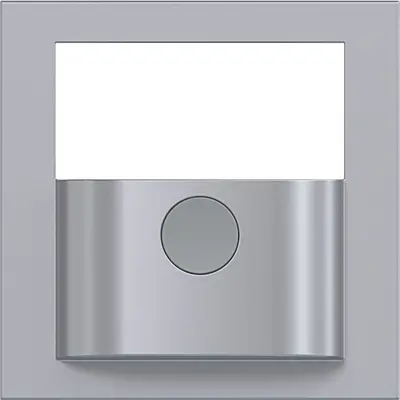 Hager Berker afdekking met knop voor bewegingsmelder-bedieningselement A1/A8/C1/C8 titaan (WAN7040TA)