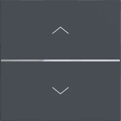 Hager Berker knop met pijlsymbolen voor bedieningselement 1-voudig A1/A8/C1/C8 antraciet mat (WAN7050AT)