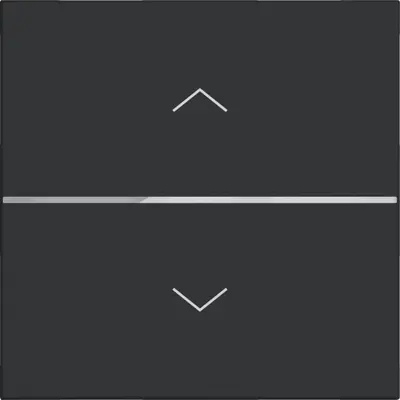 Hager Berker afd. drukkn. 1v. pijl zw.m (WAN7050BM)