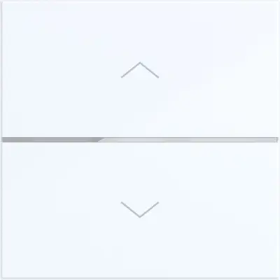 Hager Berker afd. drukkn. 1v. pijl wt.gl. (WAN7050WG)