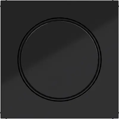 Hager Berker afdekking draaidimmer zw. gl. (WAN7060BG)