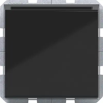 Hager Berker elektr. schak. hotel zw. gl. (WAN7070BG)