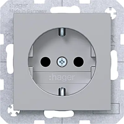 Hager Berker schuko-wcd sp schr.kl. tit (WAS1400TA)