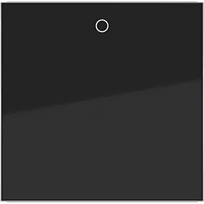 Hager Berker schakelwip met opdruk 0 A1/A8/C1/C8 nachtzwart glans (WAW1014BG)