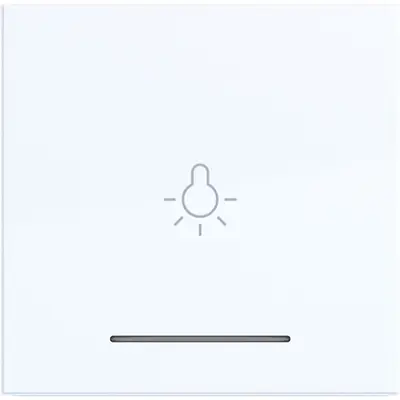 Hager Berker wip 1v lichtsymbool wit gl (WAW1032WG)