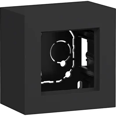 Hager Berker behuizing 1v hoog opb a.8 zw m (WAD8110BM)