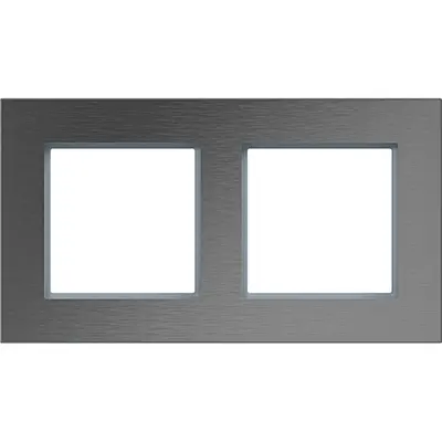 Hager Berker afd.r. 2v hor a.8 rvs staal (WAD8200ESH)