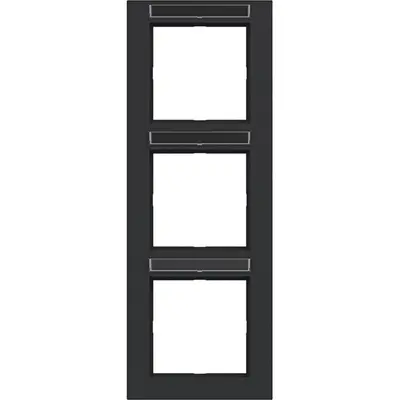 Hager Berker afd.r. 3v vert tekst a.1 zw m (WAD6303BM)