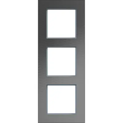 Hager Berker afd.r. 3v vert a.8 rvs staal (WAD8300ESV)