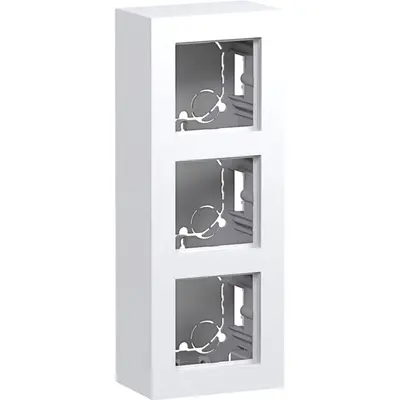 Hager Berker behuizing 3v hoog opb a.8 w gl (WAD8310WG)