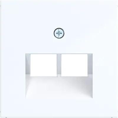 Hager Berker cpl. datacontactds 2v wit gl (WAF1108WG)