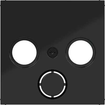 Hager Berker cpl. antenne uitbr. zw. gl. (WAF1168BG)