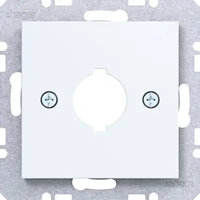 Hager Berker cpl. 18.8mm /s.1/b/q/k wit m (WAF1171WM)