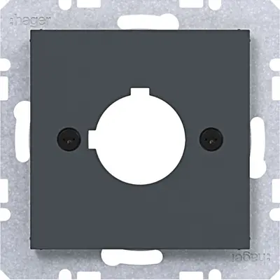 Hager Berker cpl. 22.5mm /s.1/b/q/k antr. (WAF1172AT)