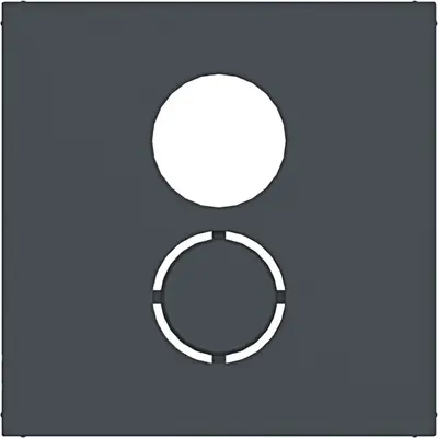 Hager Berker cpl. luidspr. /s.1/b/q/k antr. (WAF1176AT)