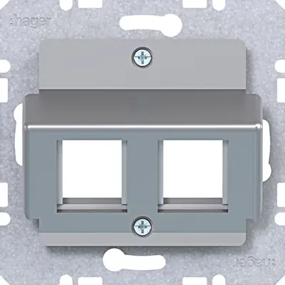 Hager Berker cpl. 2v krone /s/b/q/k tit (WAF2165TA)