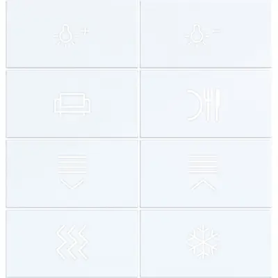 Hager Berker afd. knx dr. 8v. verl. wit m (WAK7218WM)