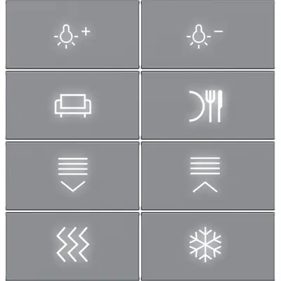 Hager Berker afd. knx dr. 8v. verl. tit (WAK7218TA)