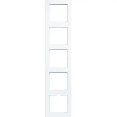 Hager Berker afd raam 5v a.1 wit m (WAD6500WM)