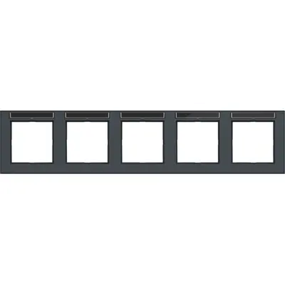 Hager Berker afd.r. 5v hor tekst a.1 antr m (WAD6502AT)