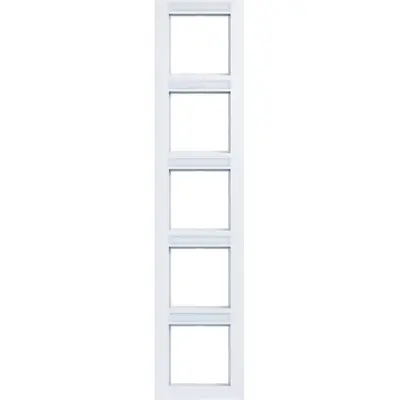 Hager Berker afd.r. 5v vert tekst a.1 wit m (WAD6503WM)