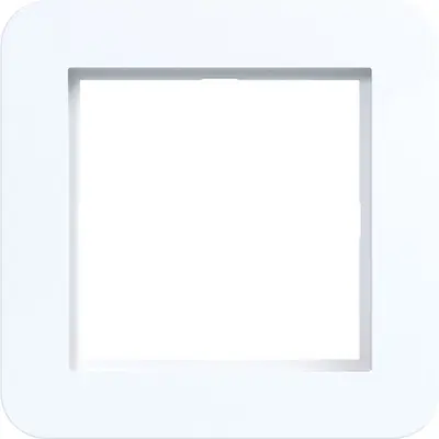 Hager Berker afd raam 1v c.1 wit gl (WAD7100WG)